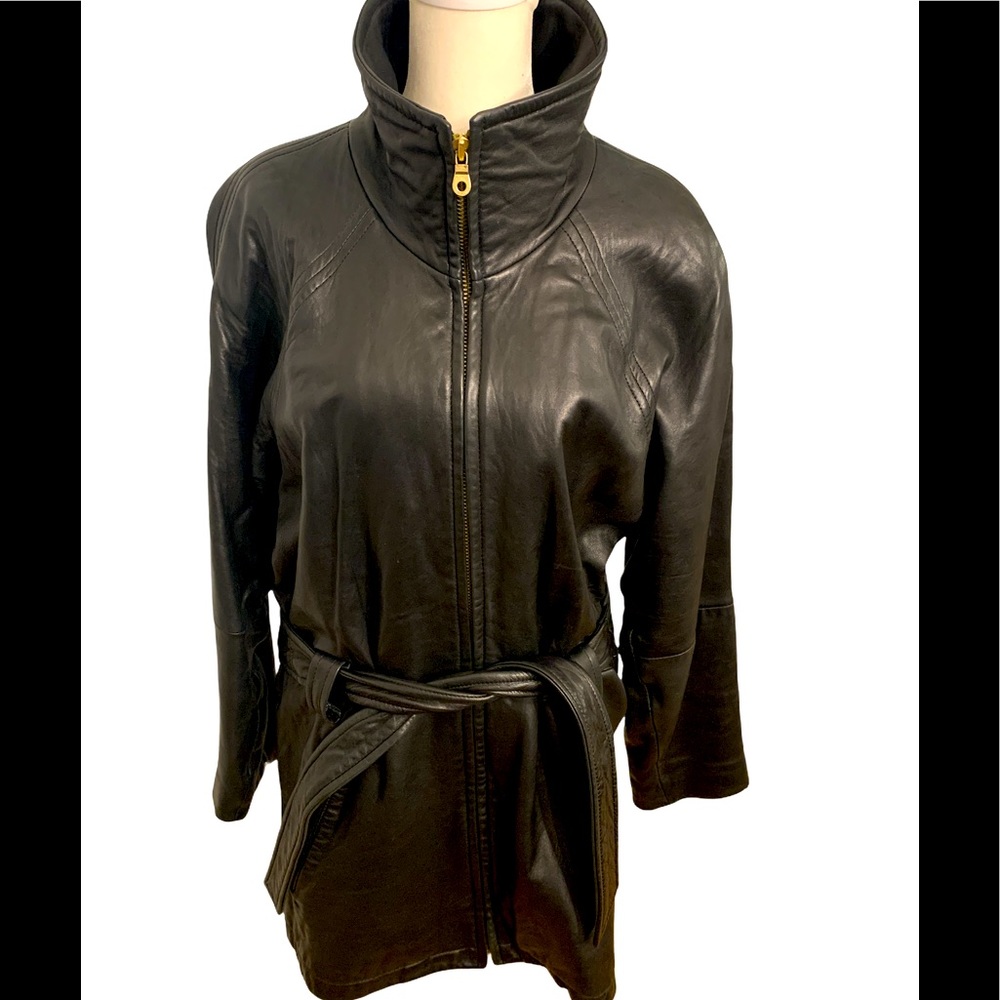 Women’s Marc New York leather jacket. Medium- excellent condition